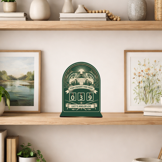 Personalized Fish Tracker With Base – Model 2