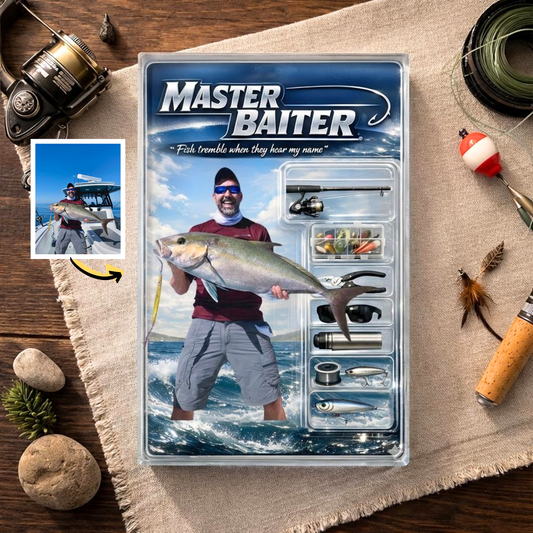 Custom Photo Fishing Acrylic Plaque - Model 36