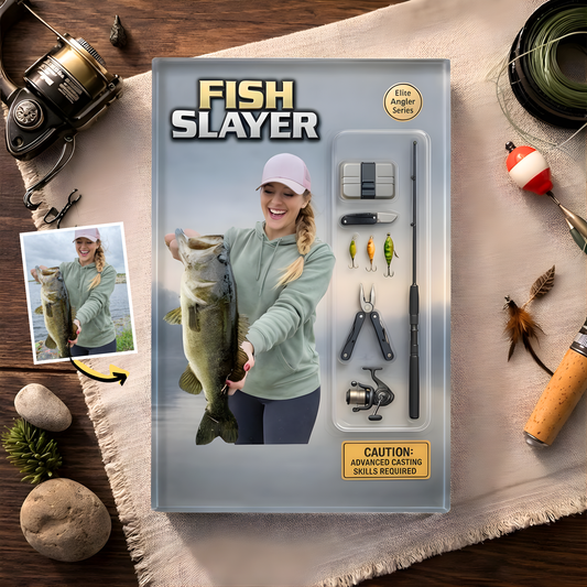 Custom Photo Fishing Acrylic Plaque - Model 5