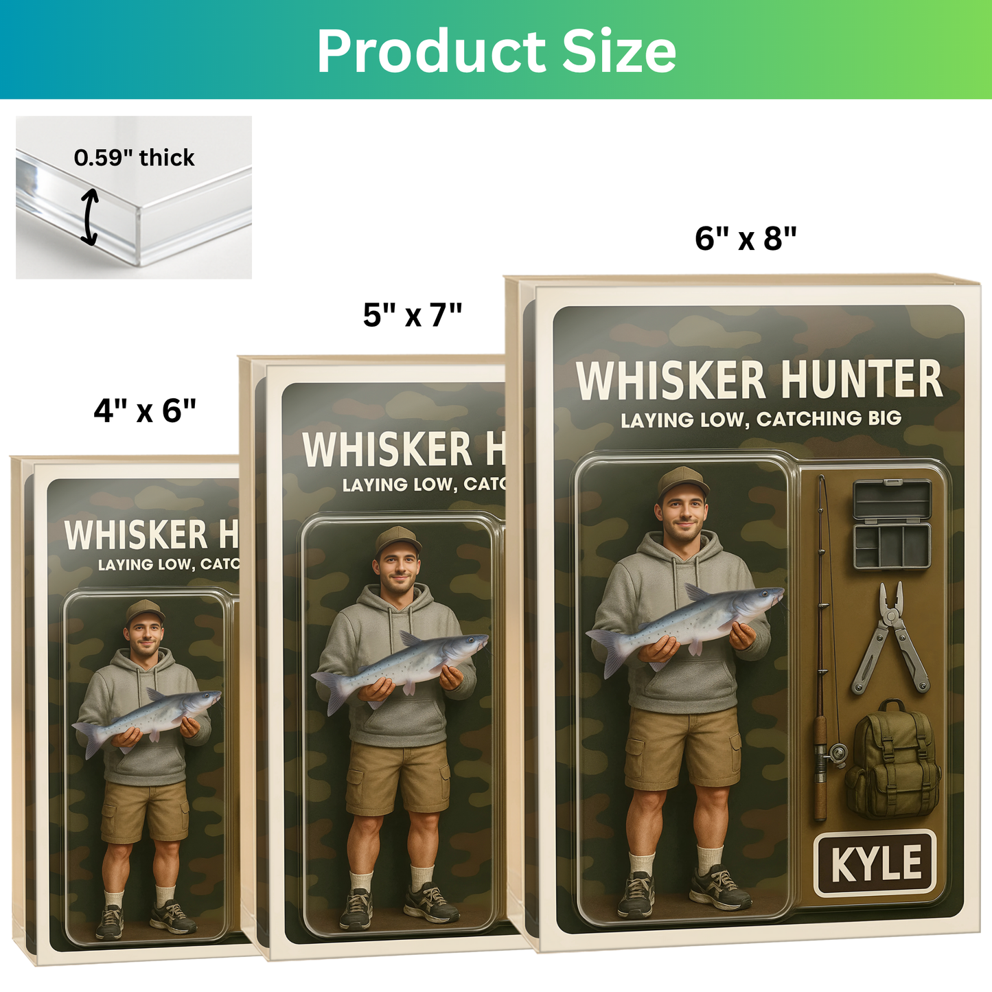 Camouflage - Custom Face Acrylic Plaque