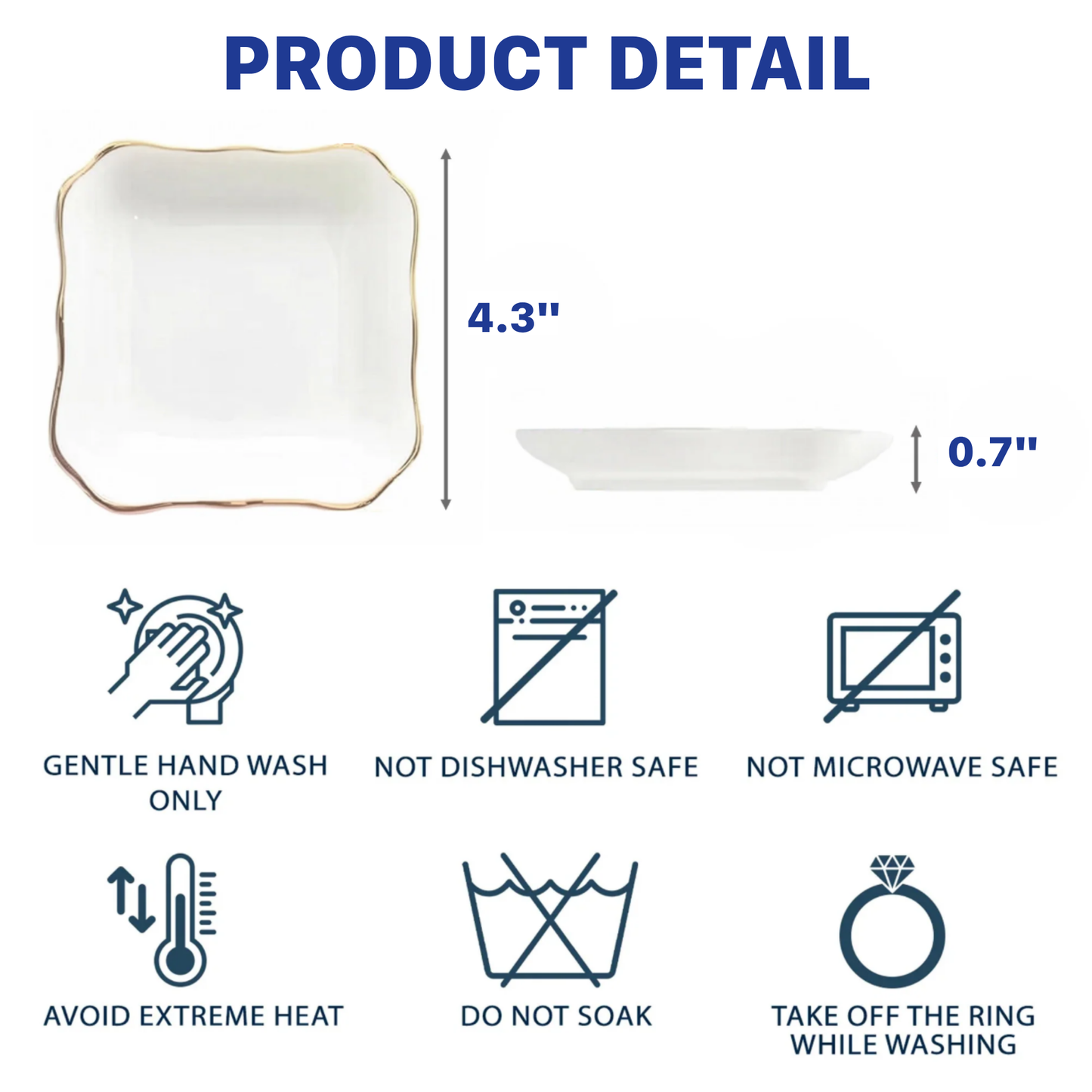 Casting Queen Custom Photo Ring Dish Gift For Her - Personalized Photo Jewelry Dish