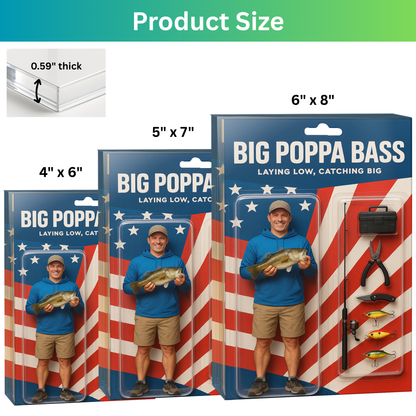 Freshwater Fishing - Personalized Acrylic Plaque