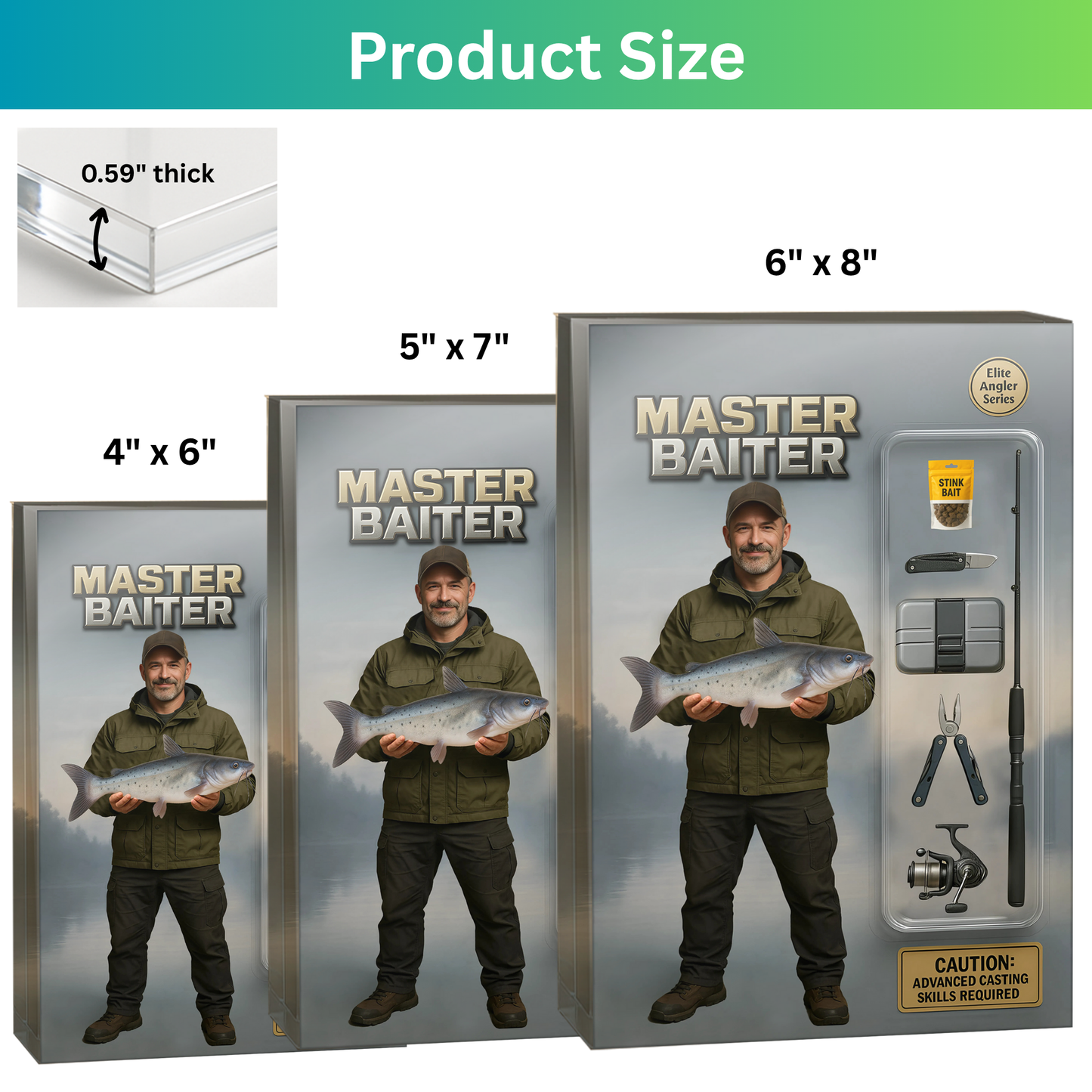 MasterBaiter -  Custom Face Acrylic Plaque