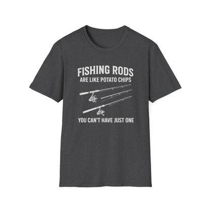 Fishing Rods Are Like Potato Chips T-shirt