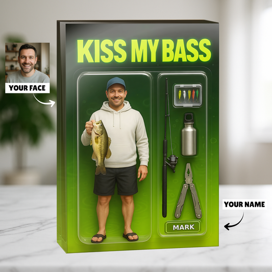 Kiss My Bass - Personalized Acrylic Plaque