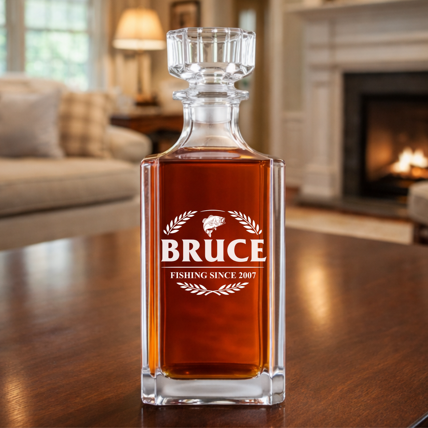 Personalized Whiskey Decanter 6