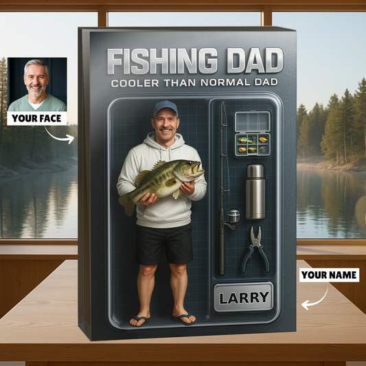 Fishing Dad - Personalized Acrylic Plaque