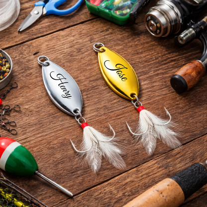 Personalized Engraved Fishing Lure With Printed Box 4