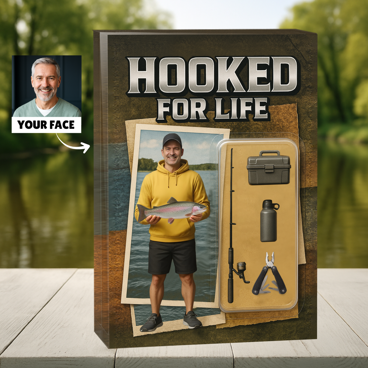 Personalized Fishing Acrylic Plaque 22