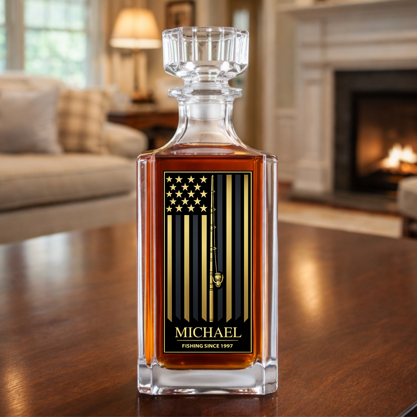 Personalized Whiskey Decanter 1