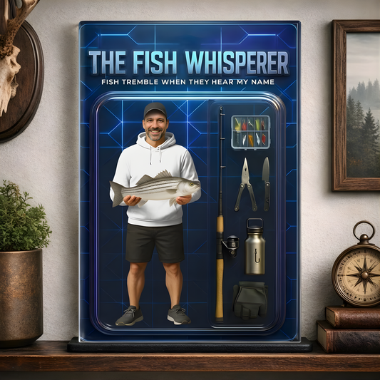 Personalized Fishing Acrylic Plaque 34