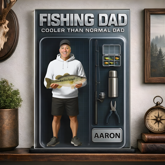 Personalized Fishing Acrylic Plaque 30