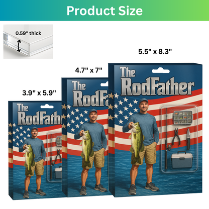 The RodFather Figure Acrylic Block - USA Version