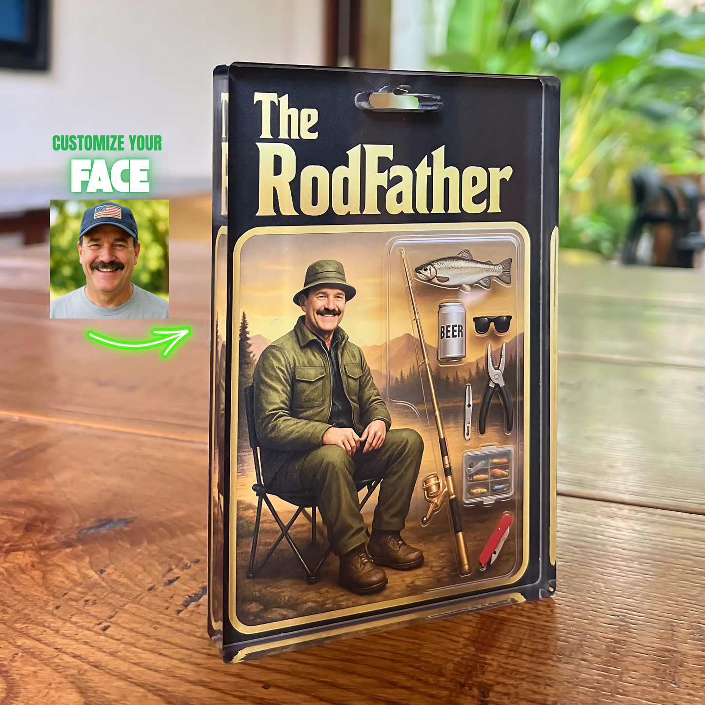 The RodFather Figure Acrylic Block | Version 2
