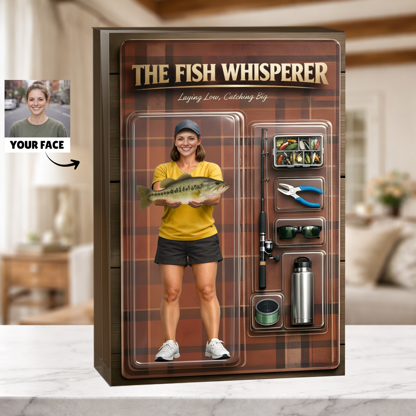 Personalized Fishing Acrylic Plaque 42 - Female