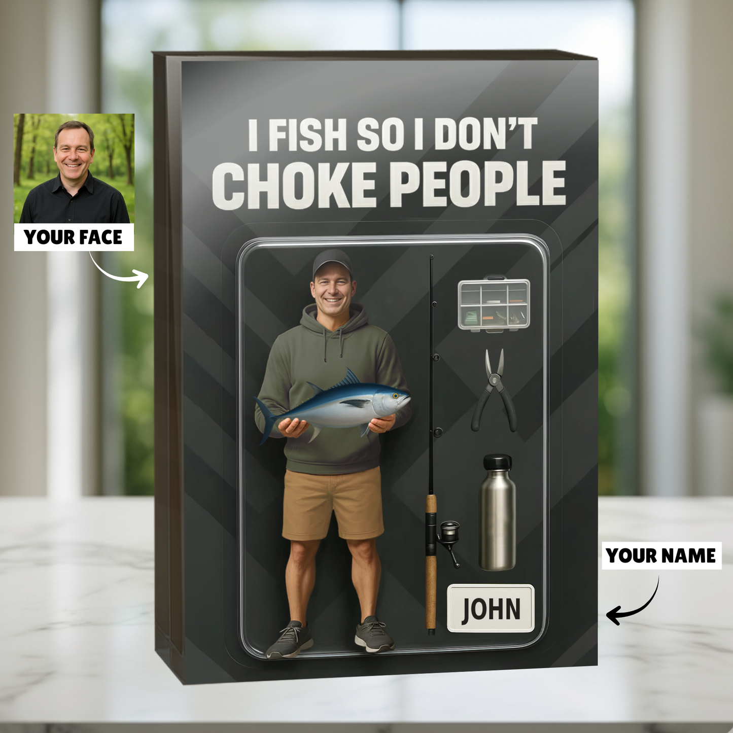 Personalized Fishing Acrylic Plaque 21