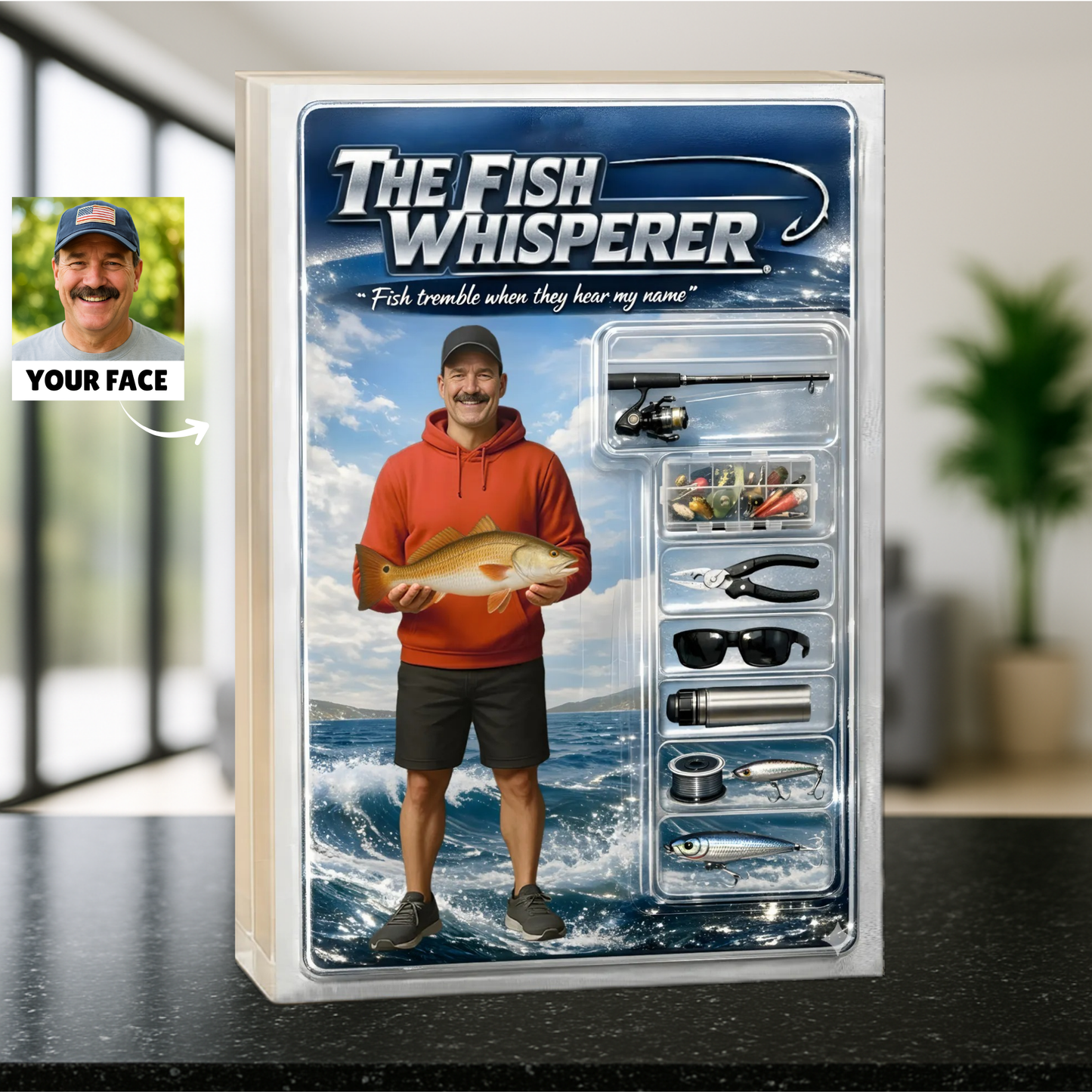 Personalized Saltwater Fishing Acrylic Plaque 36