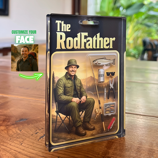 The RodFather Figure Acrylic Block | Version 2