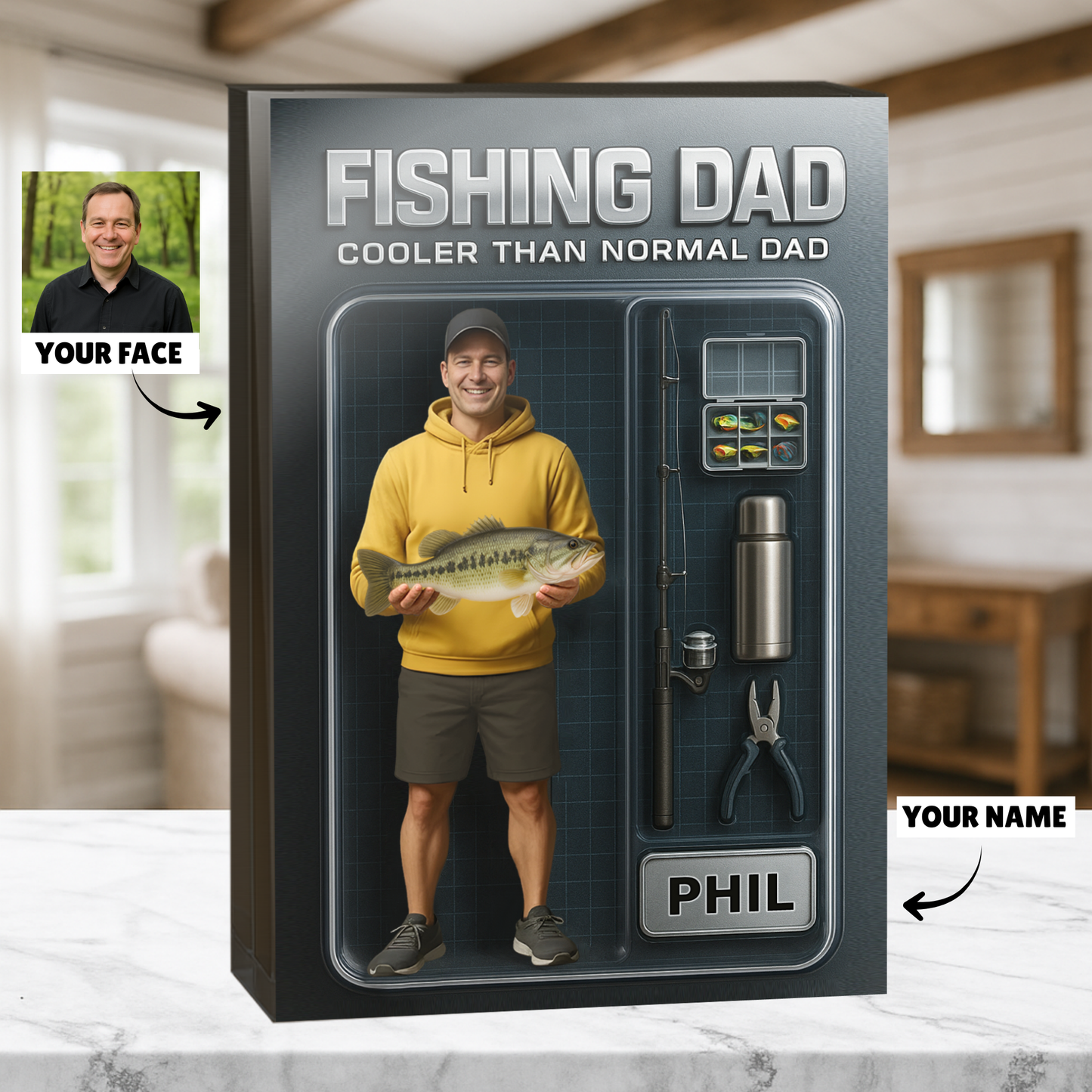 Personalized Fishing Acrylic Plaque 30