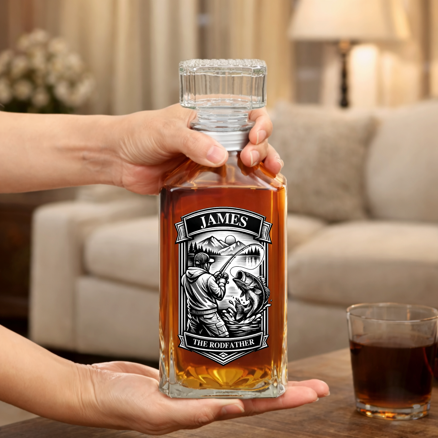 Personalized Whiskey Decanter 2