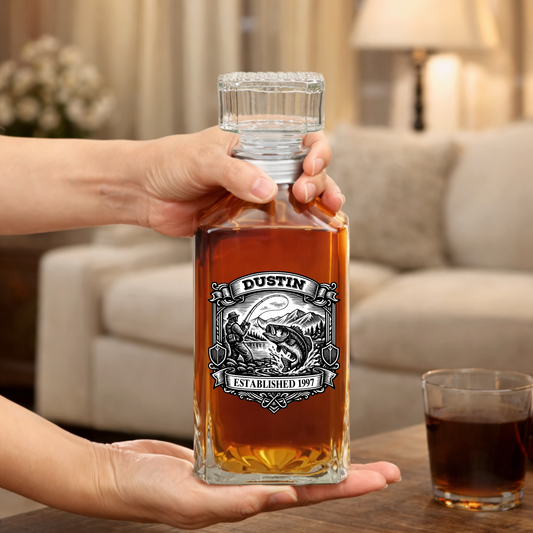 Personalized Whiskey Decanter 3