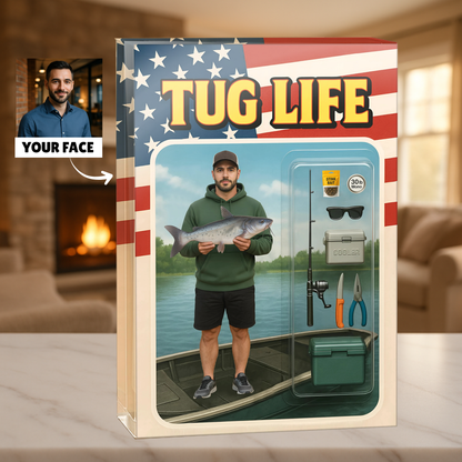 Tug Life Figure Acrylic Block