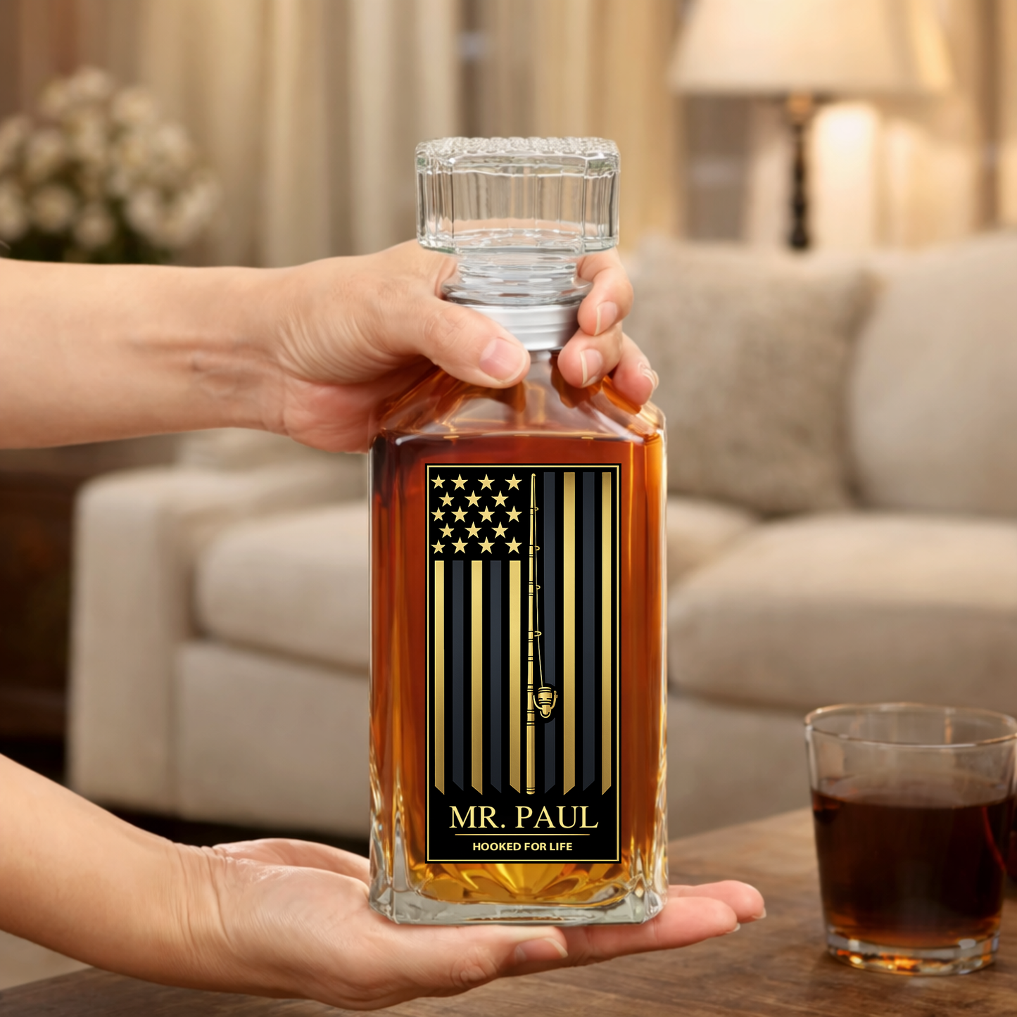 Personalized Whiskey Decanter 1