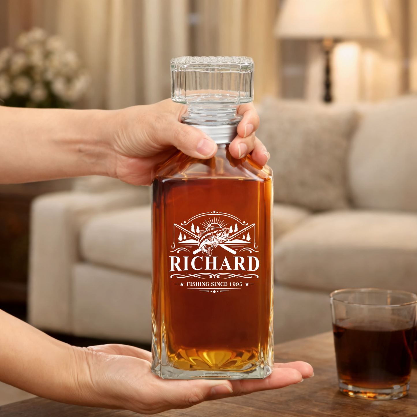 Personalized Whiskey Decanter 7