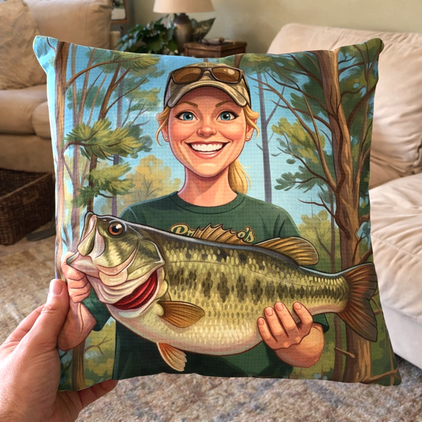 Best friends with fishing gifts