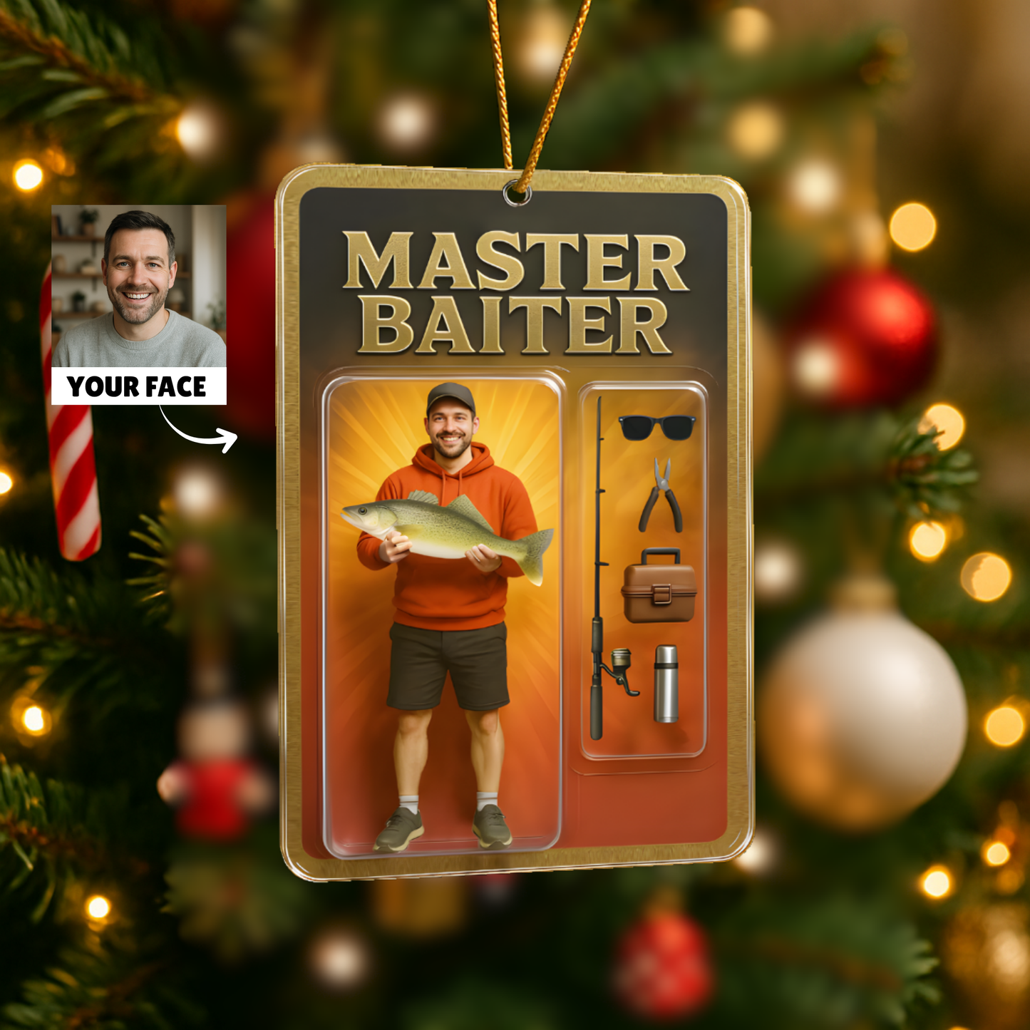 Custom Face Acrylic Ornament