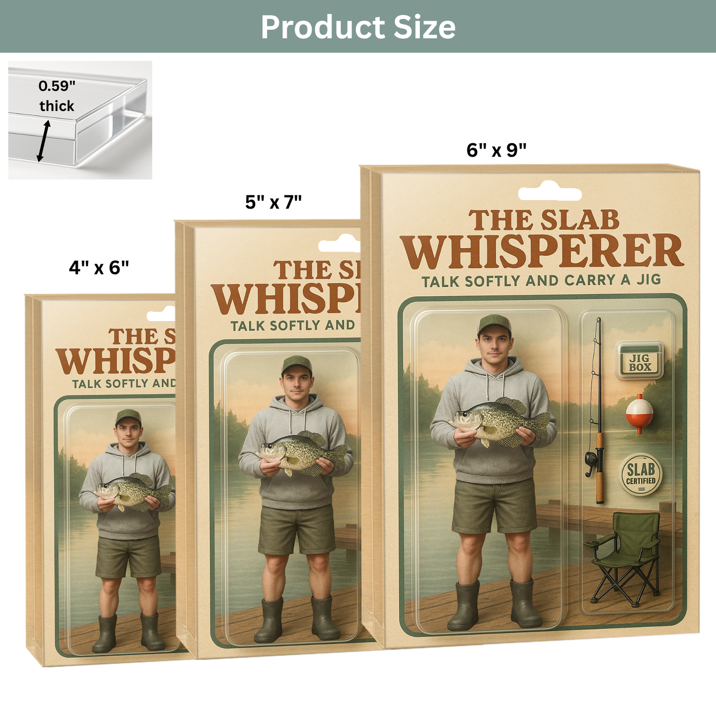 The Slab Whisperer Figure Acrylic Block