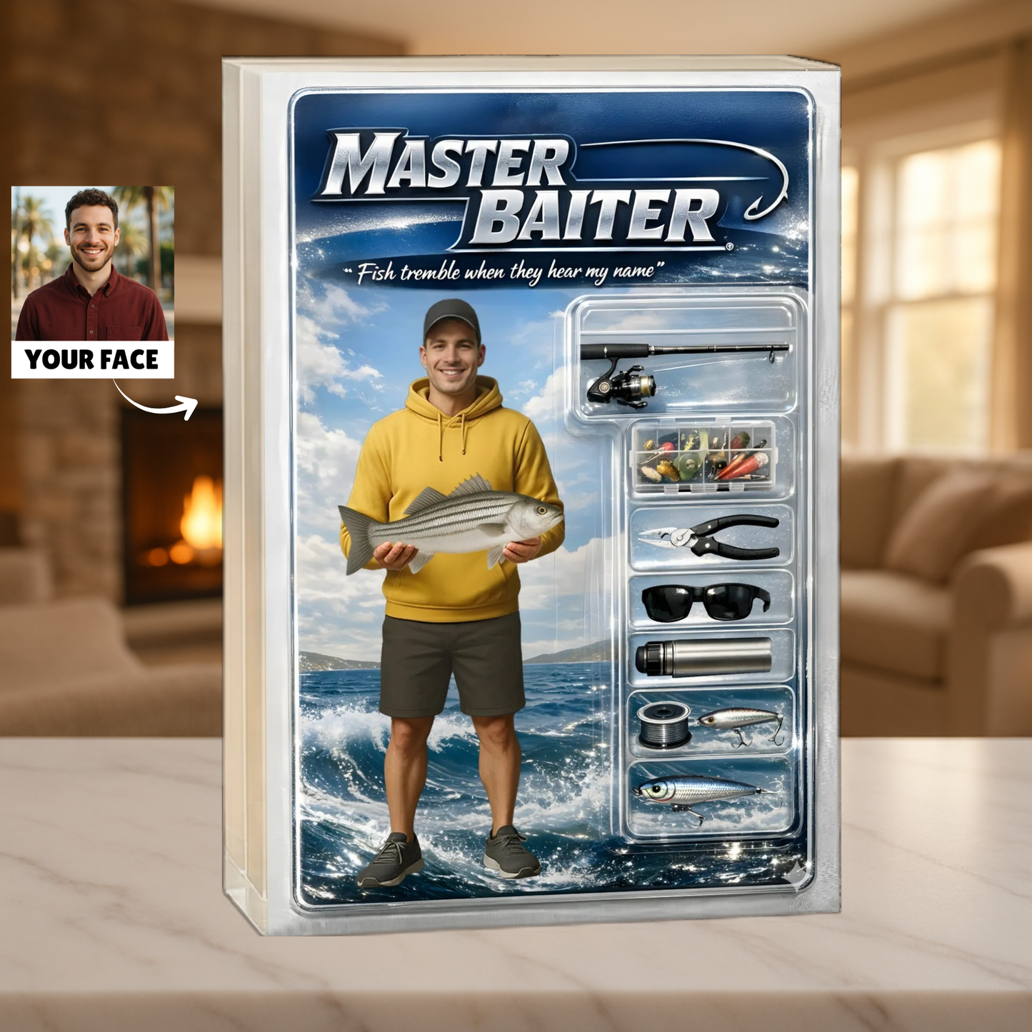 Personalized Saltwater Fishing Acrylic Plaque 36