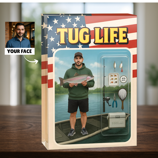 Tug Life Figure Acrylic Block