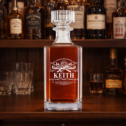 Personalized Whiskey Decanter 7