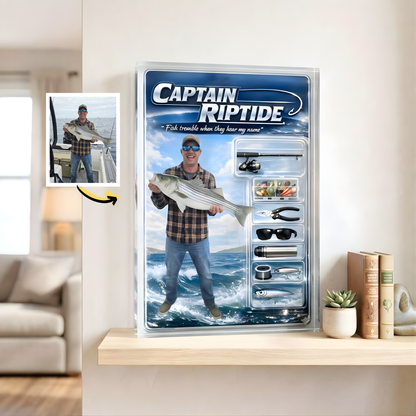 Custom Fishing Photo Acrylic Plaque - Personalized Gift For Avid Fisherman