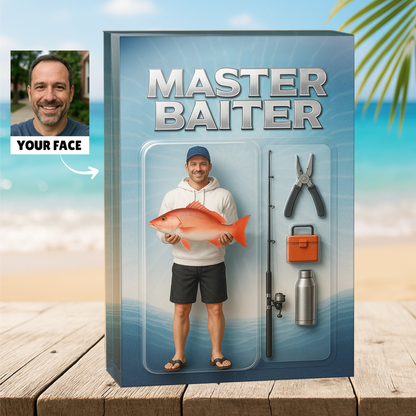 MasterBaiter - Saltwater Fishing - Custom Face Acrylic Plaque