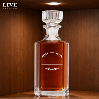 Personalized Whiskey Decanter 6