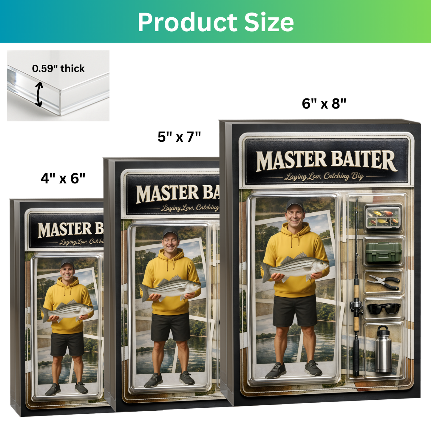 Personalized Fishing Acrylic Plaque 46