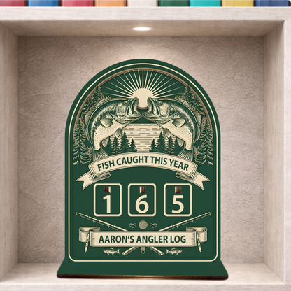 Personalized Fish Tracker With Base – Model 2