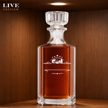 Personalized Whiskey Decanter 8
