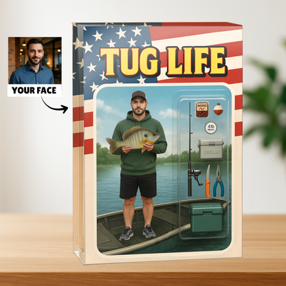 Tug Life Figure Acrylic Block
