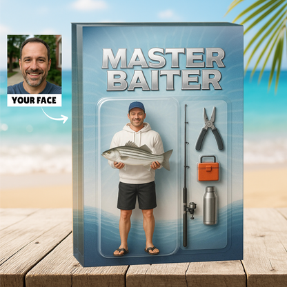 MasterBaiter - Saltwater Fishing - Custom Face Acrylic Plaque