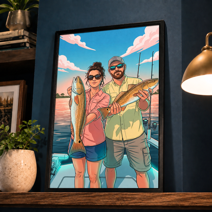 GTA Vice City Personalized Fishing Poster
