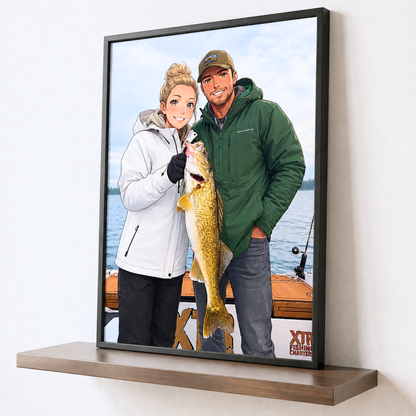 Anime Personalized Fishing Poster