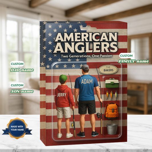 American Anglers Custom Name Acrylic Block | Version 2
