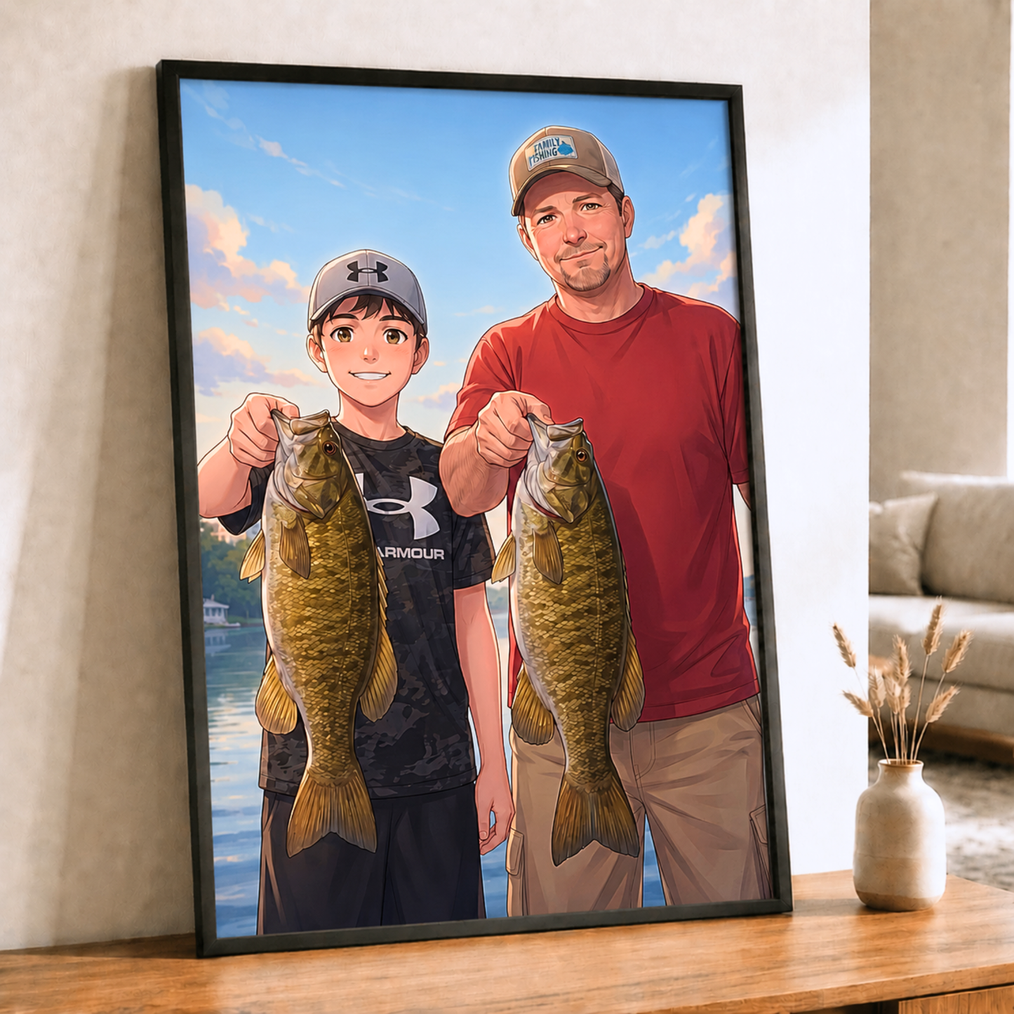 Anime Personalized Fishing Poster