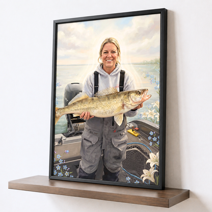 Memorial Personalized Fishing Poster