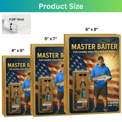 Personalized Fishing Acrylic Plaque 32