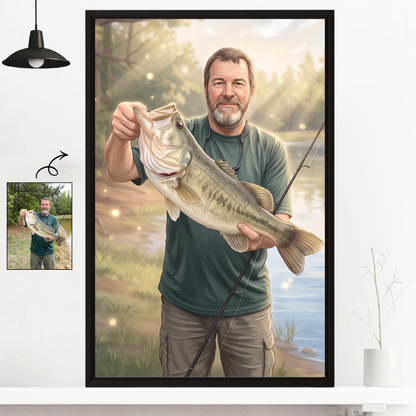 Memorial Personalized Fishing Poster