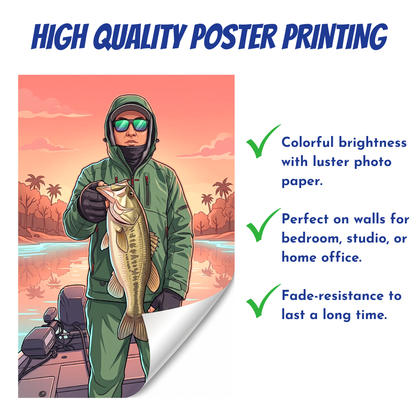 GTA Vice City Personalized Fishing Poster